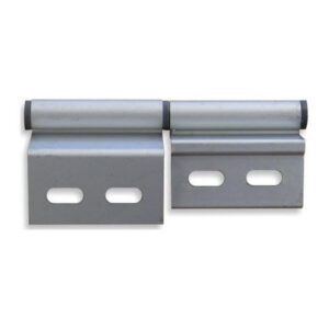 Caravan, Motorhome and Boat Door Hinge, Right Hand Silver 95mm Long