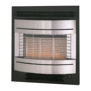 Widney Curvascape GP Portrait LPG Fire Black/Silver CS1EGPBSS