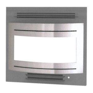 Front Cover for Widney LPG Fire Curvascape GL Grey/Silver (W00514)