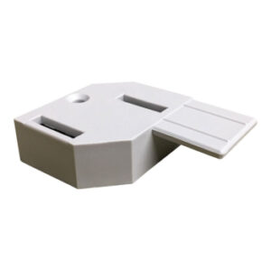 Caravan Window Trim Fixing Eltherington Grey Plastic (80 x 80 x 10mm) CSWXM17/GY