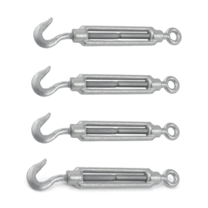 Hook and Eye Turnbuckle adjuster 10mm Pack of 4