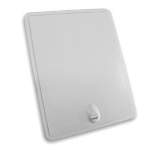 Shower Access Door and Frame White Coin Lock