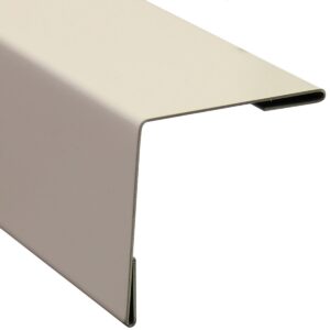 External Aluminium Corner Bead Trim 32mm x 32mm x 2440mm Carnival Cream