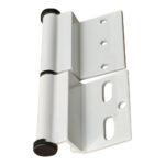 Door Hinge Left Hand White Ellbee