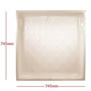 Shower Tray Skin 30'' x 30'' Soft Cream E0996A760