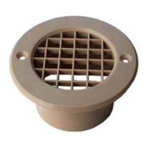 Mesh Floor Vent Beige 75mm