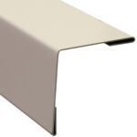 External Corner Trim Aluminium 70mm x 70mm x 2440mm Carnival Cream