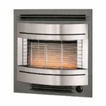 Widney Curvascape GP Portrait LPG Fire Grey/Silver CS1EGPGSS