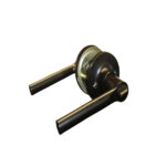 Black Interior Door Handle for Caravan Bathrooms