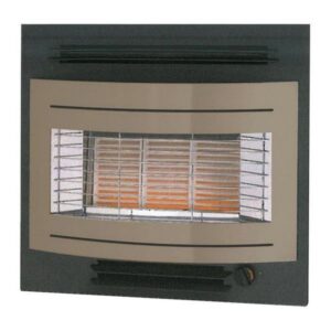 Widney Curvascape LPG Fire GL Landscape Black/Gold CS1EGPBG