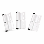 Door Hinge Right Hand White Ellbee Set of 3