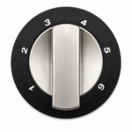 Thetford Electric Hob Control Knob - Satin Nickel