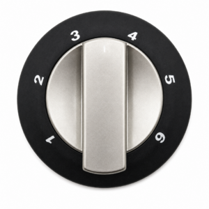 Thetford Electric Hob Control Knob - Satin Nickel
