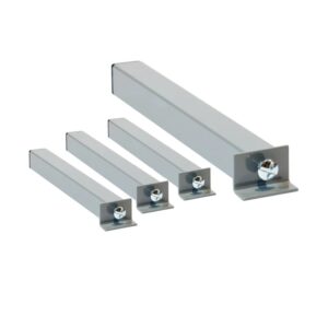 Bed Frame Metal Legs Set with Bolts, 4 Pack, 280mm