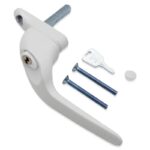 Eltherington 43mm Left-Hand Espag Window Handle  White (COM0000687)