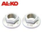 AL-KO Genuine One Shot 32mm Flanged Nut for Caravan & Trailer, Pack of 2