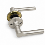 Satin Nickel Interior Door Handle Set  Brushed Finish