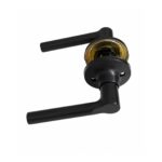 Matte Black Lever Door Handle Set