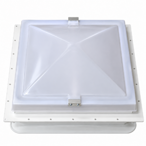 Static Caravan Wind-Up Rooflight Skylight D41 360mm x 360mm with Flyscreen