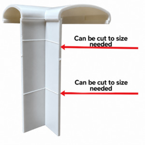 Internal Window Corner Cap (48 x 48 x 65mm)